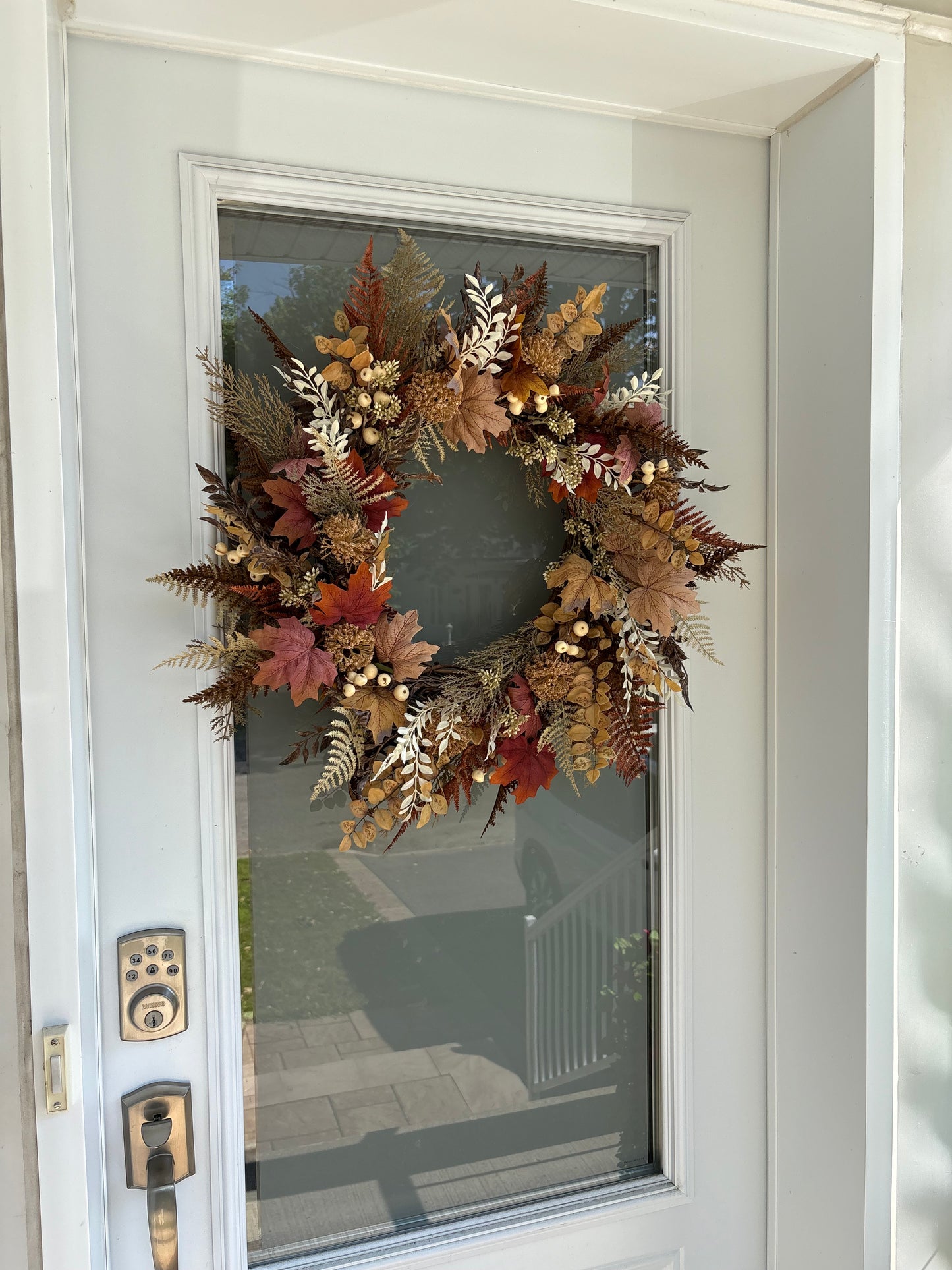 Rustic Chic Autumn Wreath