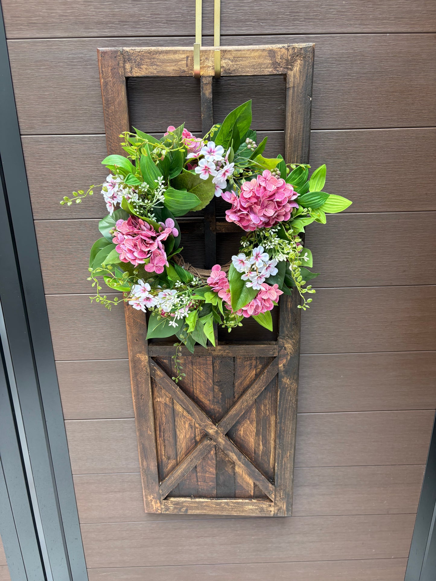 Decorative door - romantic floral