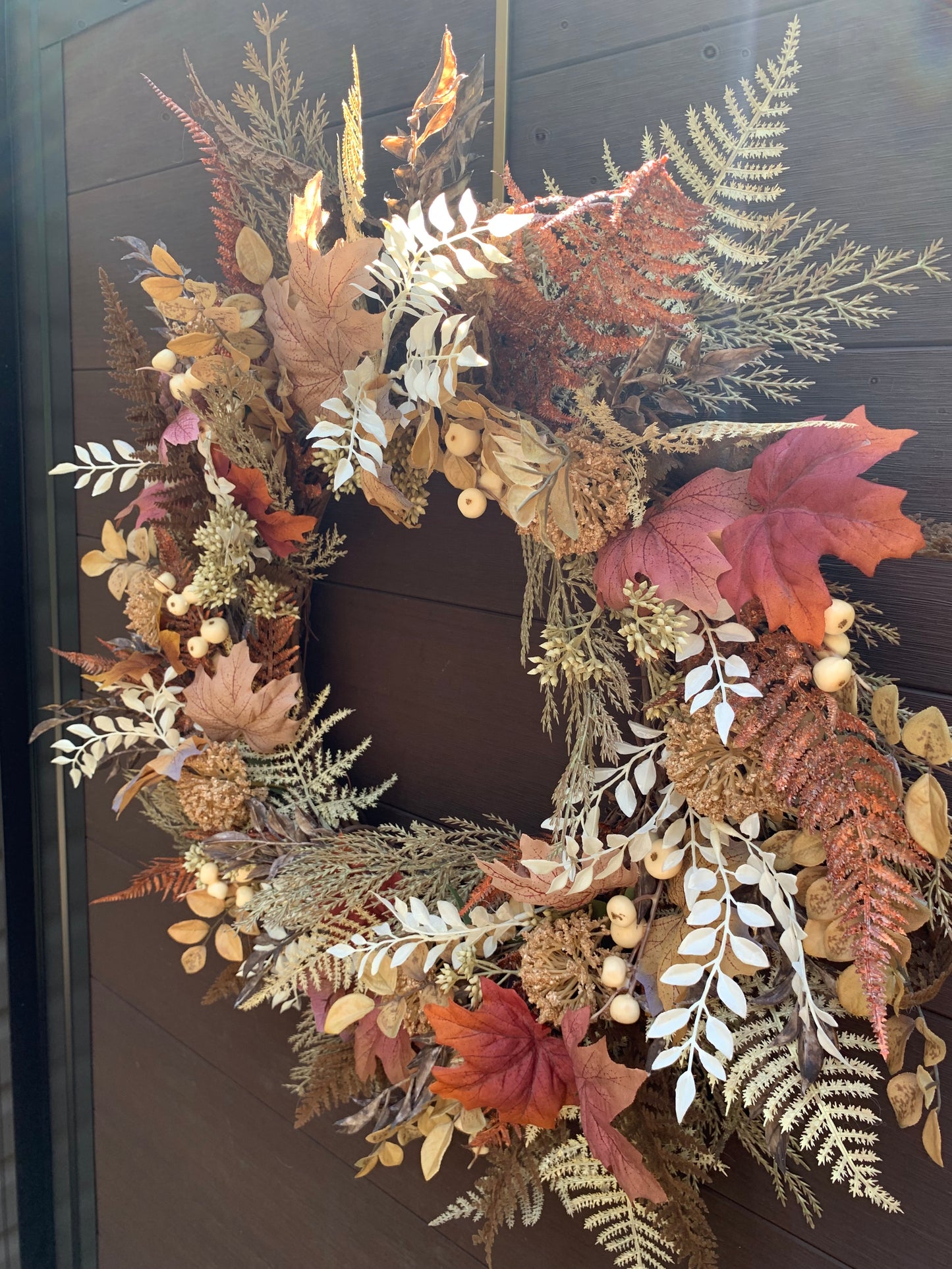 Couronne Automnale Naturelle Rustique Chic