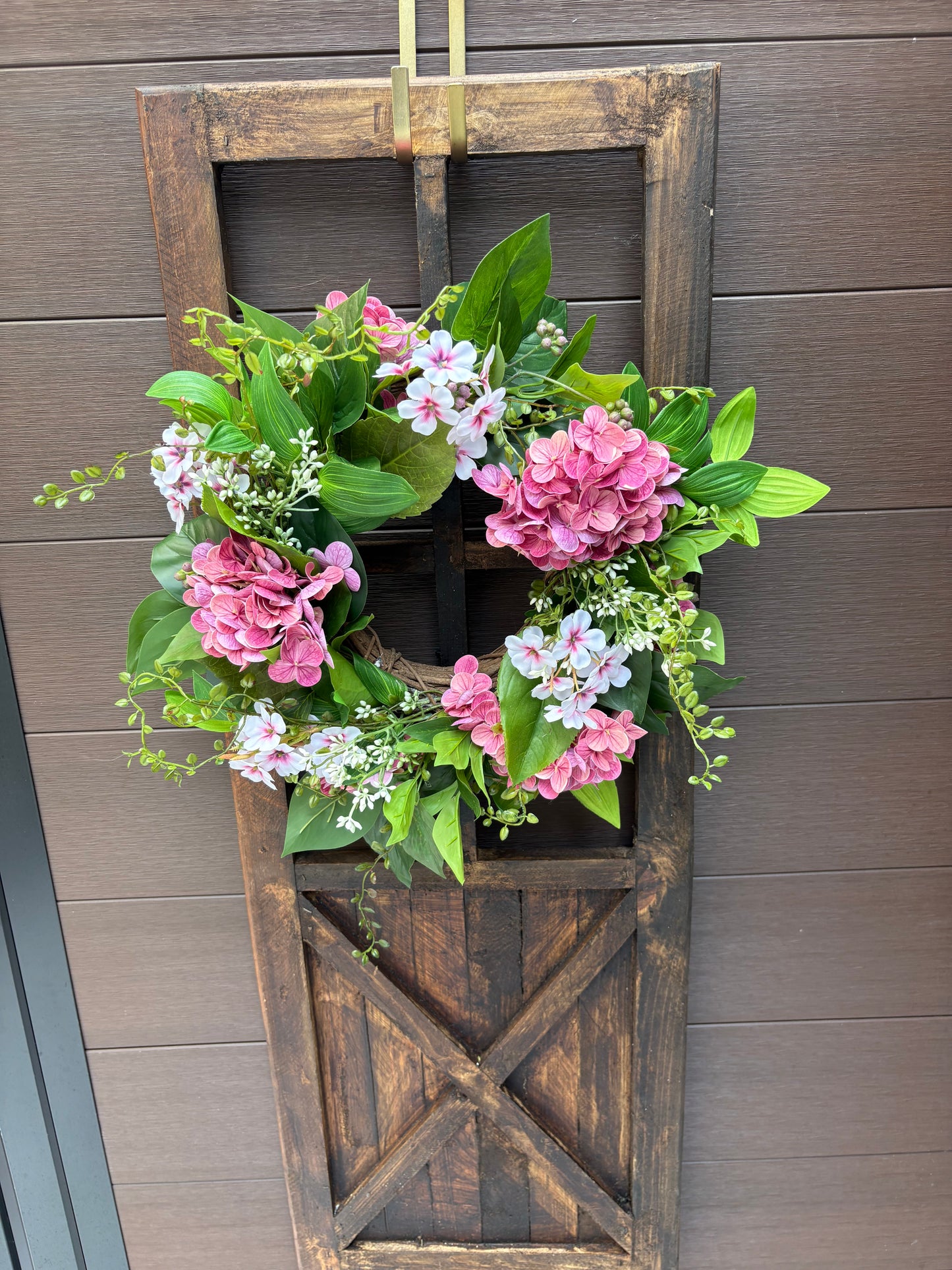 Decorative door - romantic floral