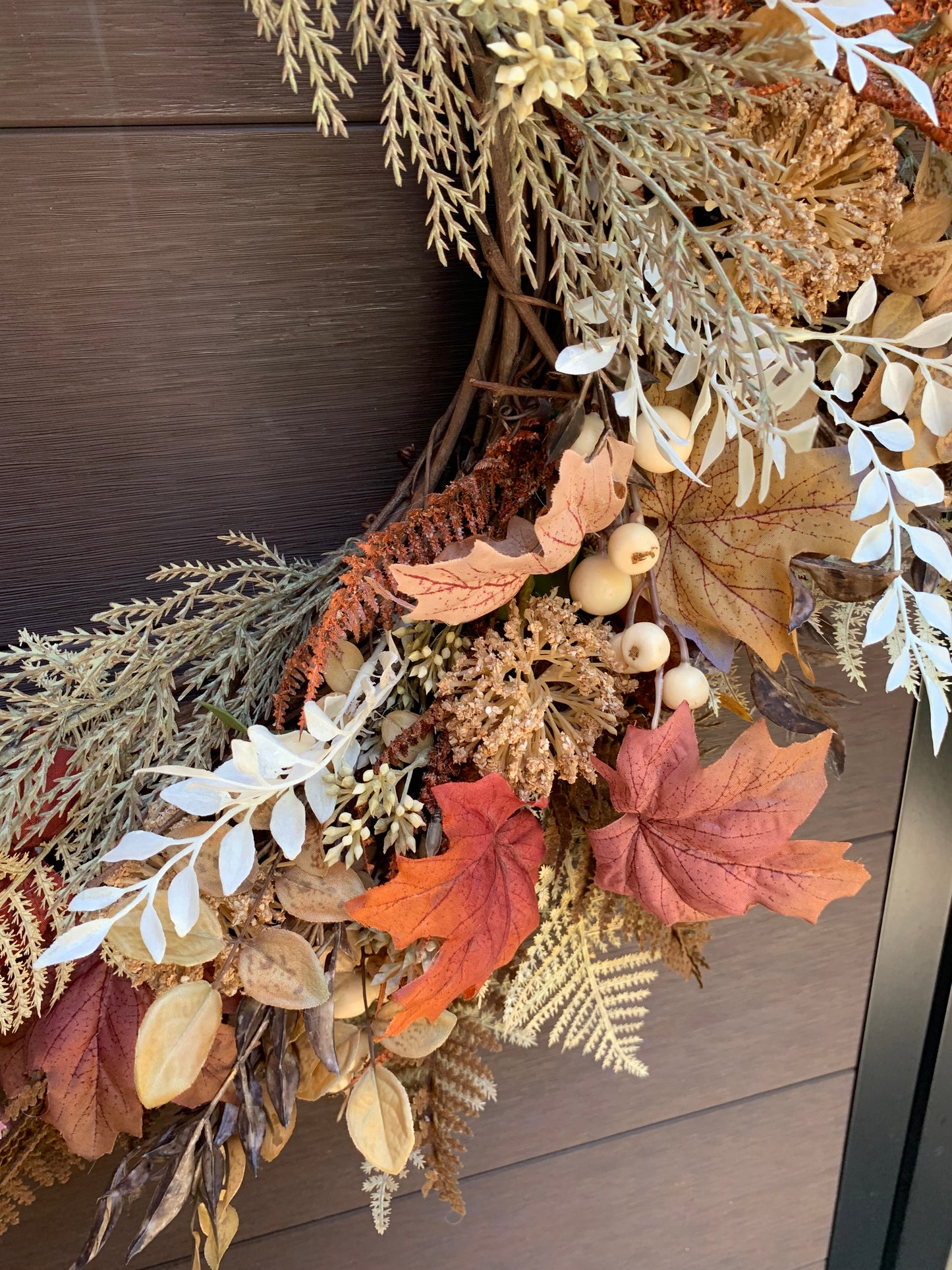 Couronne Automnale Naturelle Rustique Chic