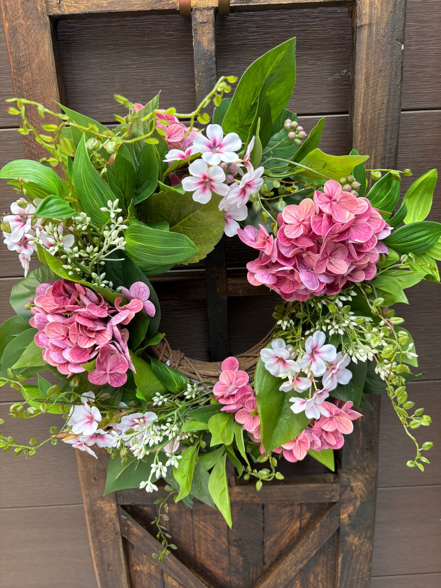 Decorative door - romantic floral