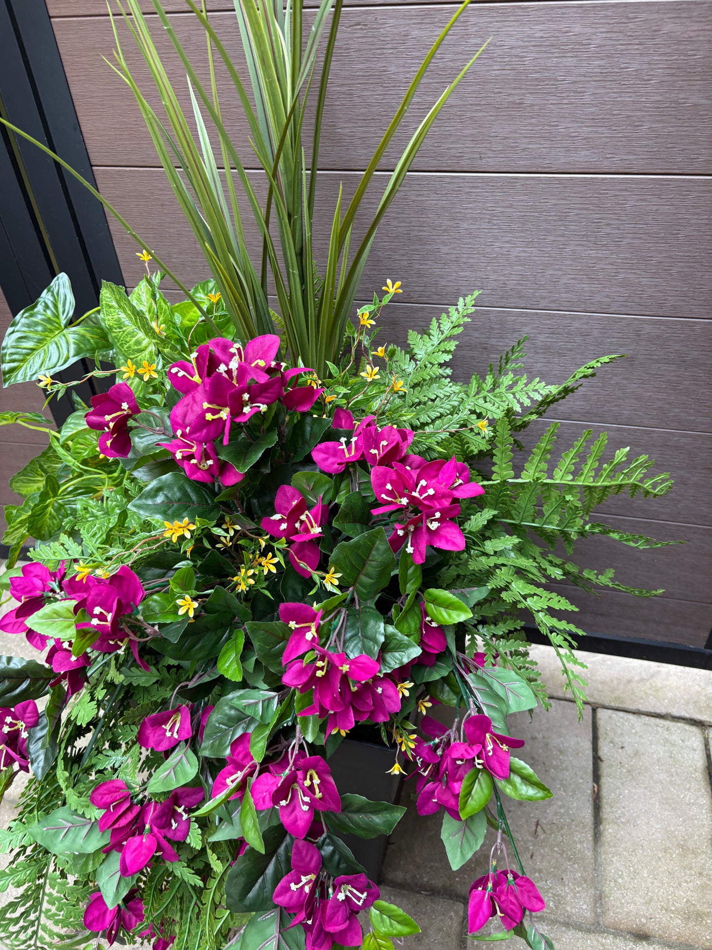 Arrangement Bougainvillier Prune – Collection Béatrice