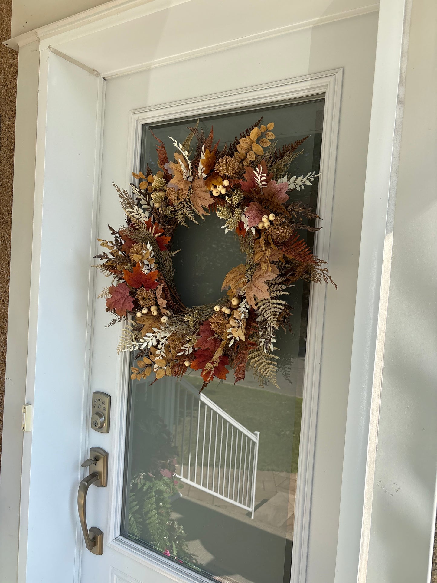 Rustic Chic Autumn Wreath