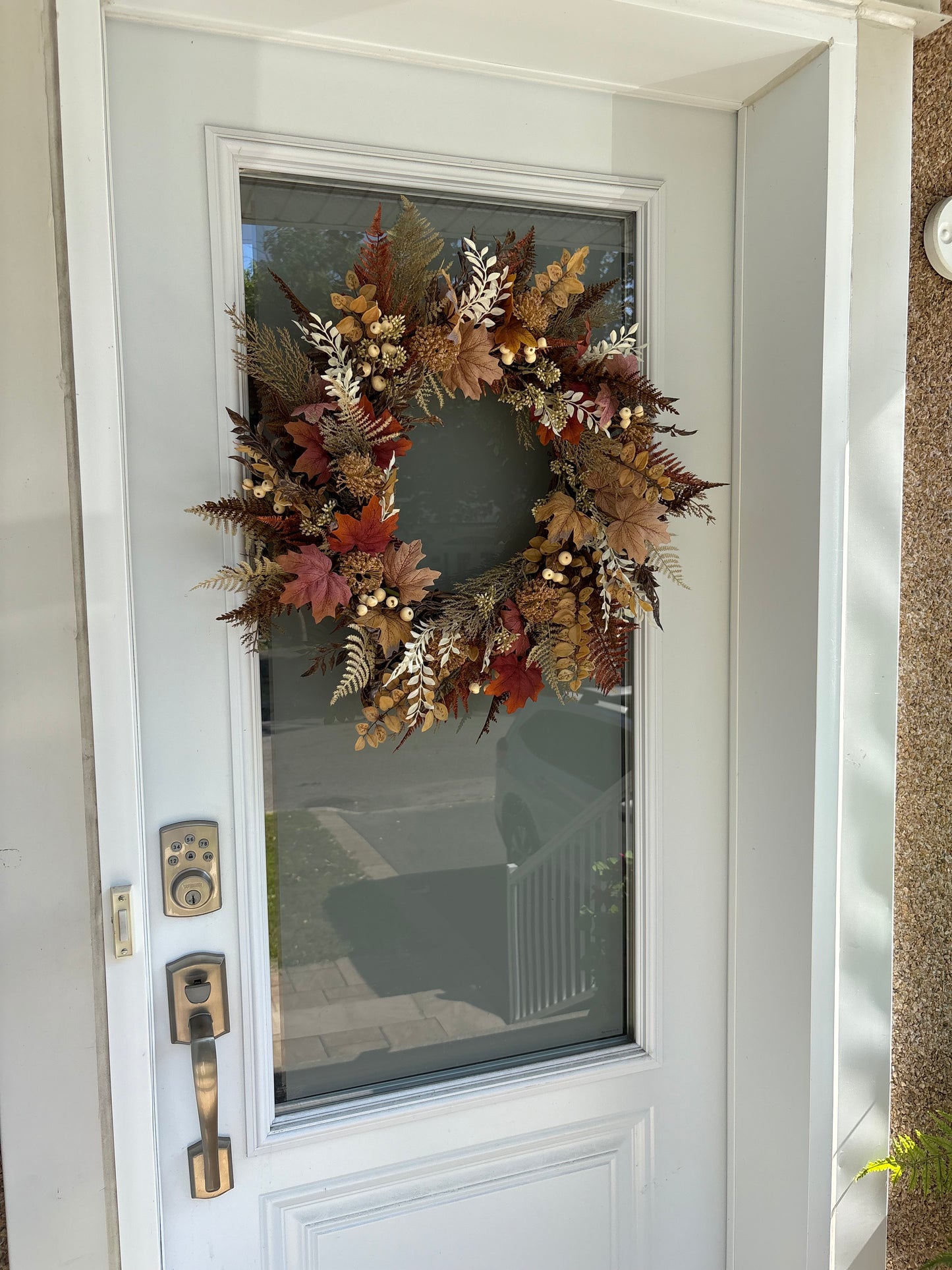 Rustic Chic Autumn Wreath