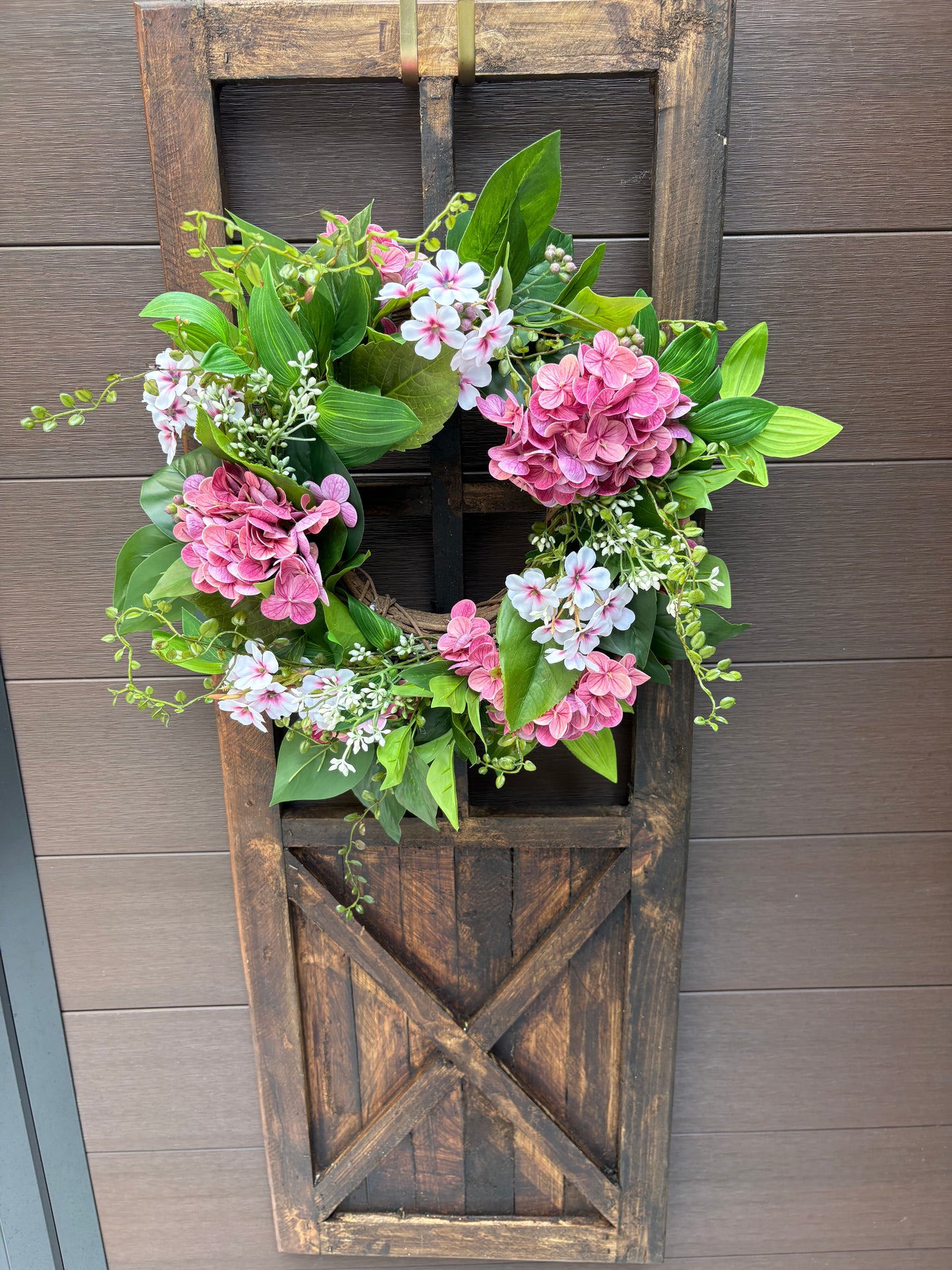 Decorative door - romantic floral