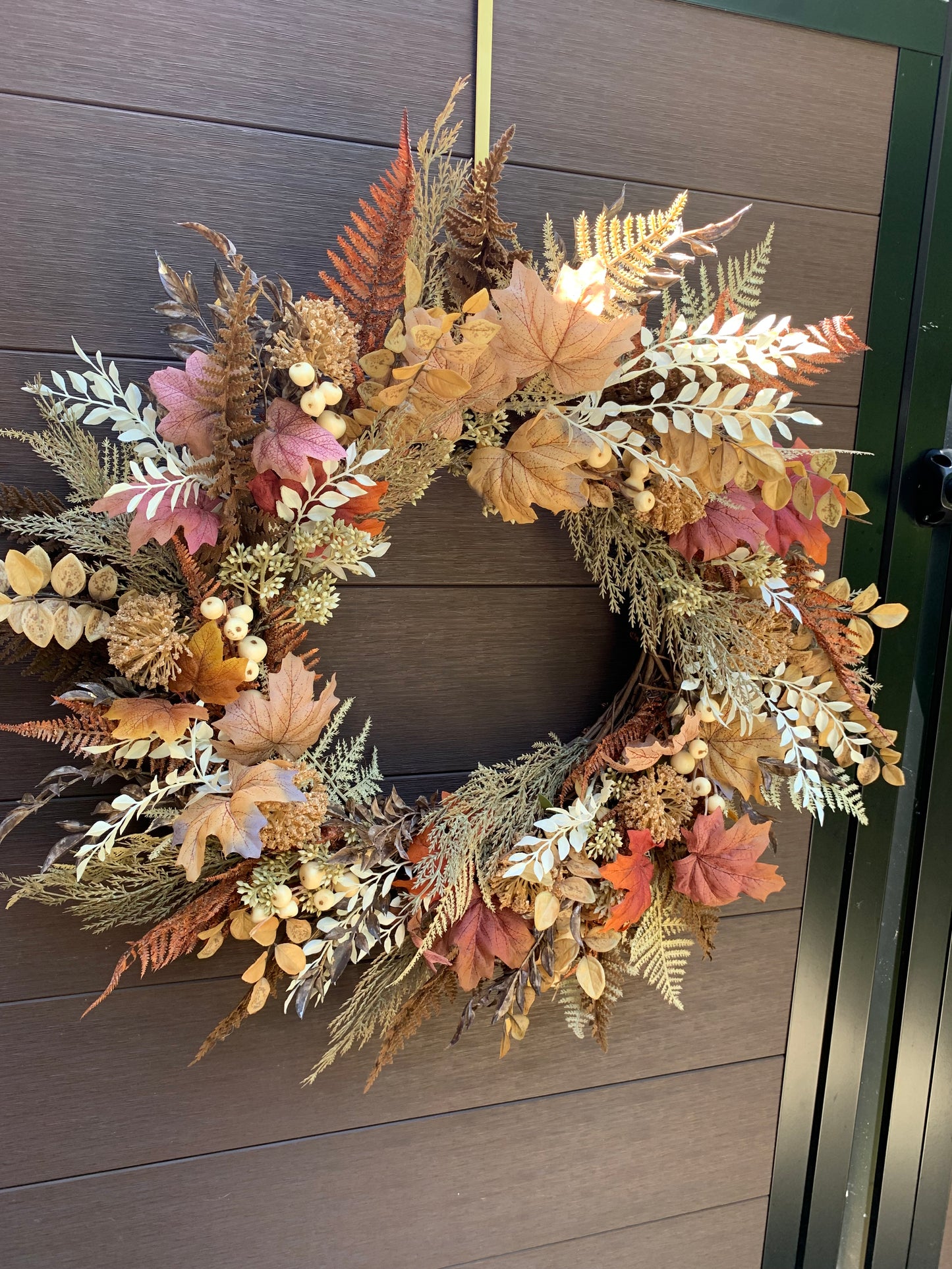 Couronne Automnale Naturelle Rustique Chic