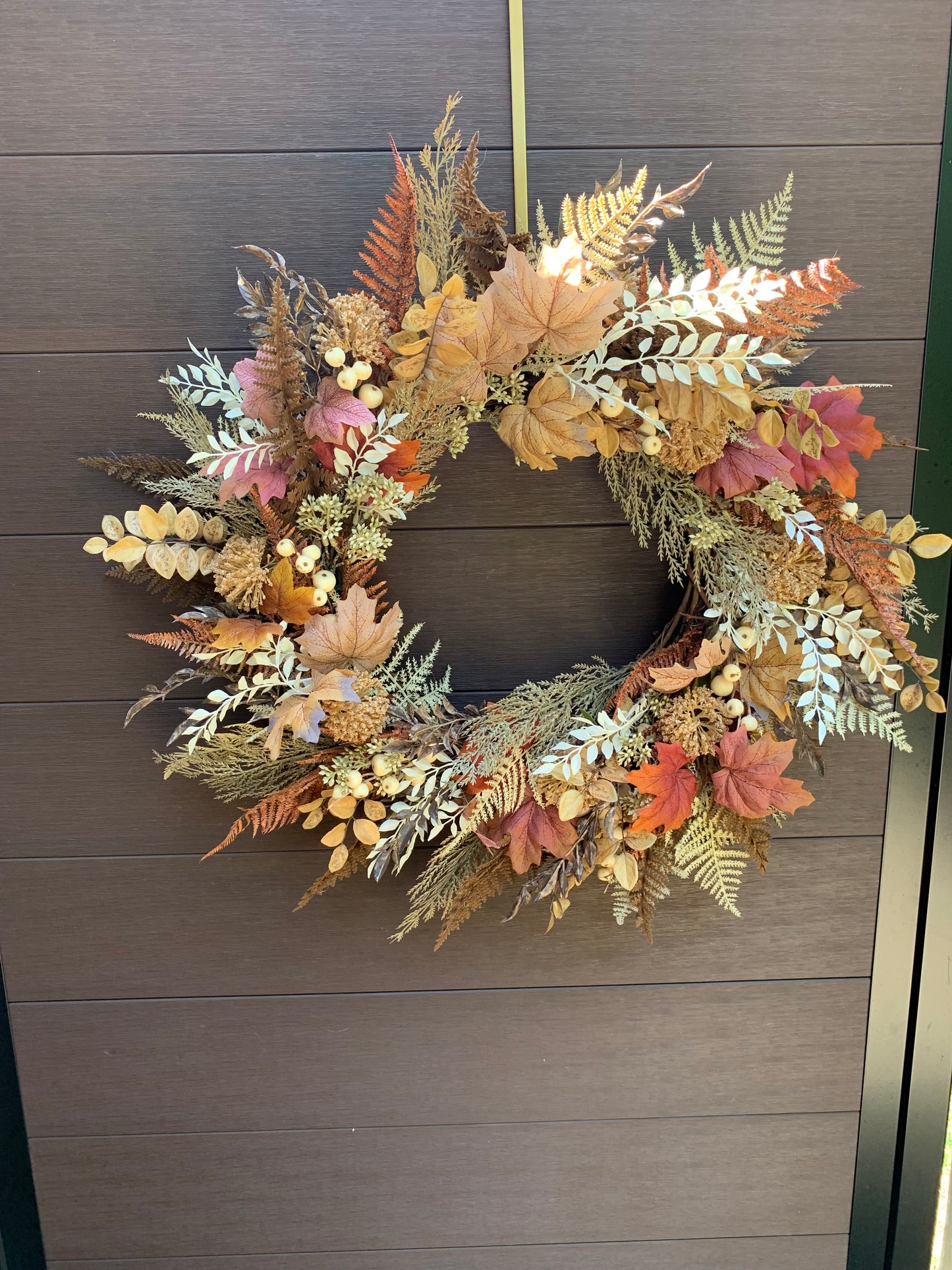 Couronne Automnale Naturelle Rustique Chic