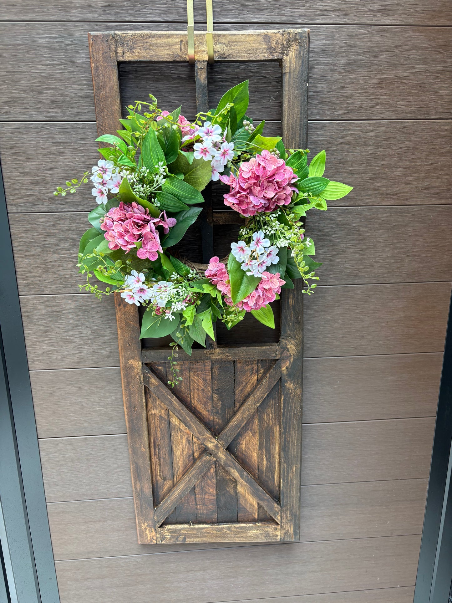 Decorative door - romantic floral