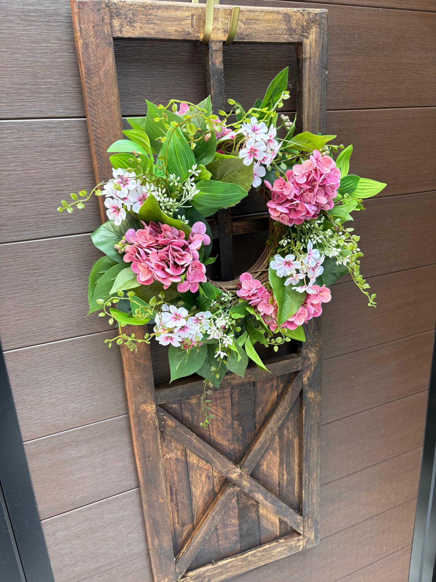 Decorative door - romantic floral