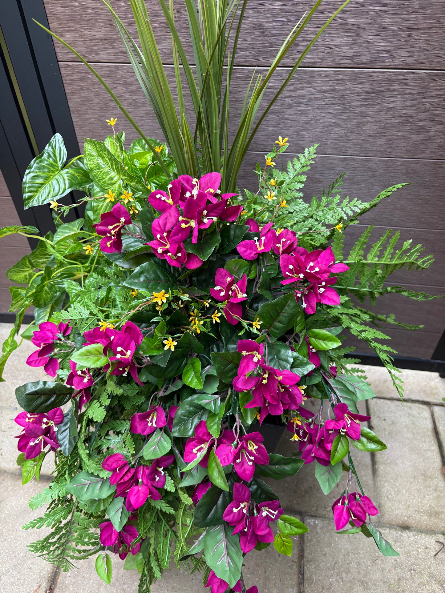 Arrangement Bougainvillier Prune – Collection Béatrice