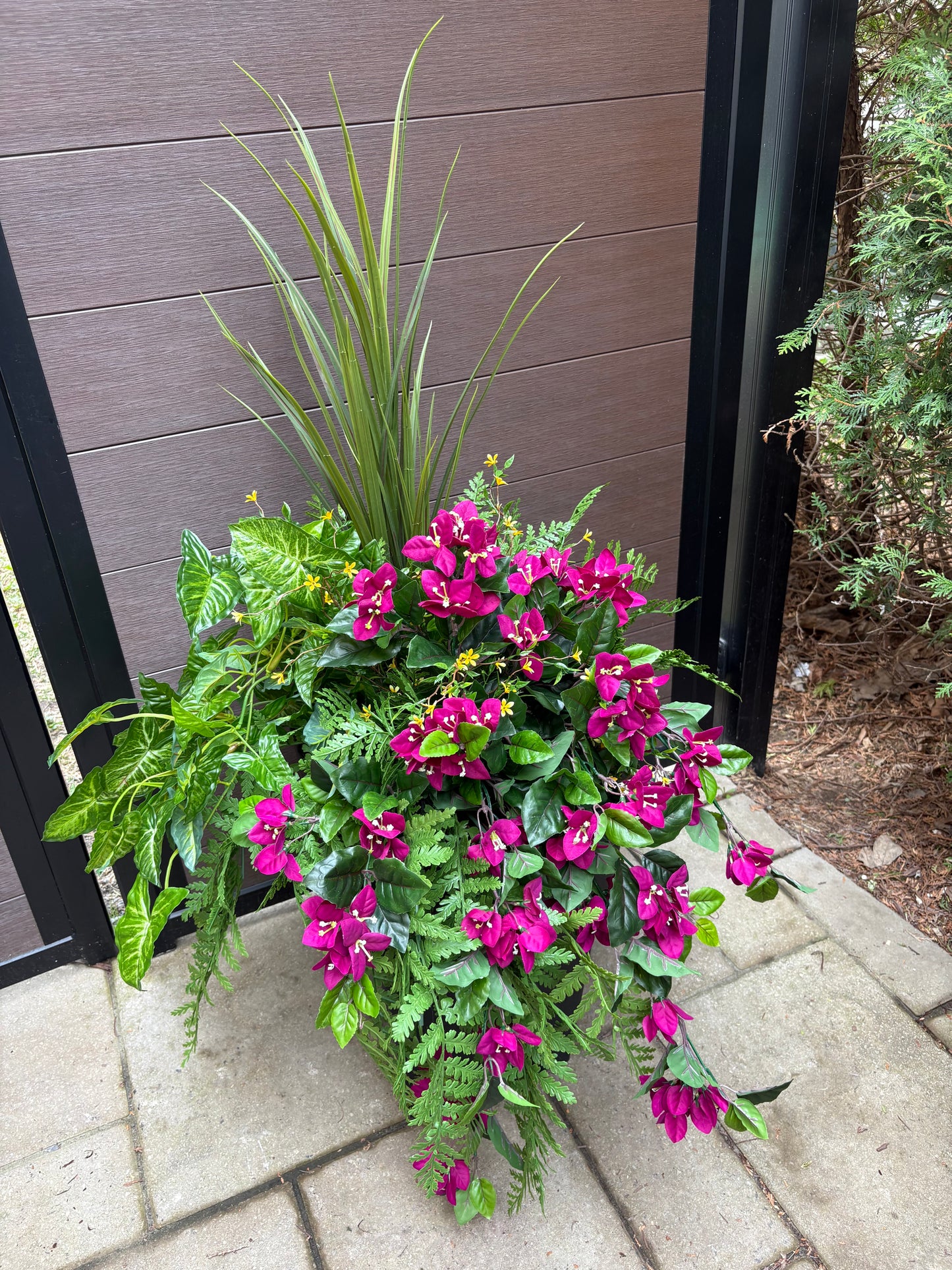 Arrangement Bougainvillier Prune – Collection Béatrice