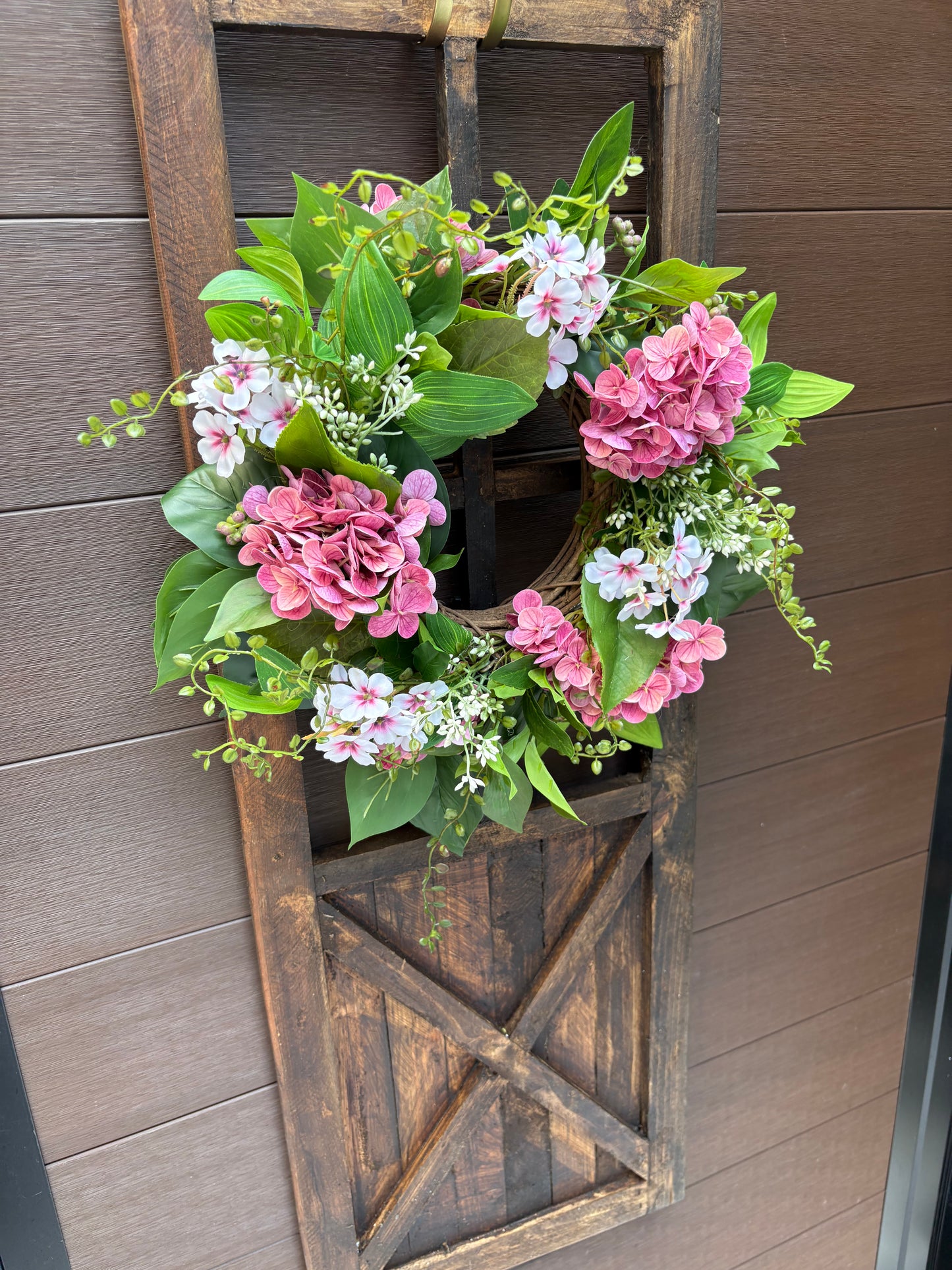 Decorative door - romantic floral