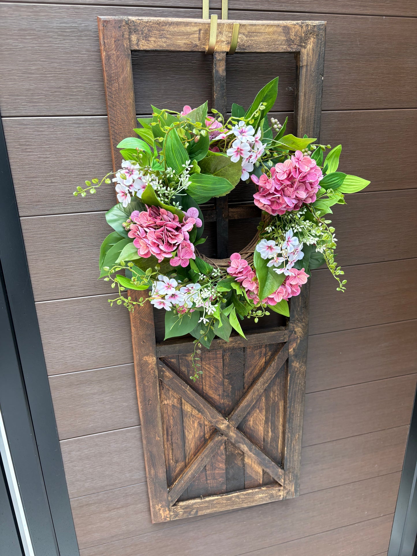 Decorative door - romantic floral