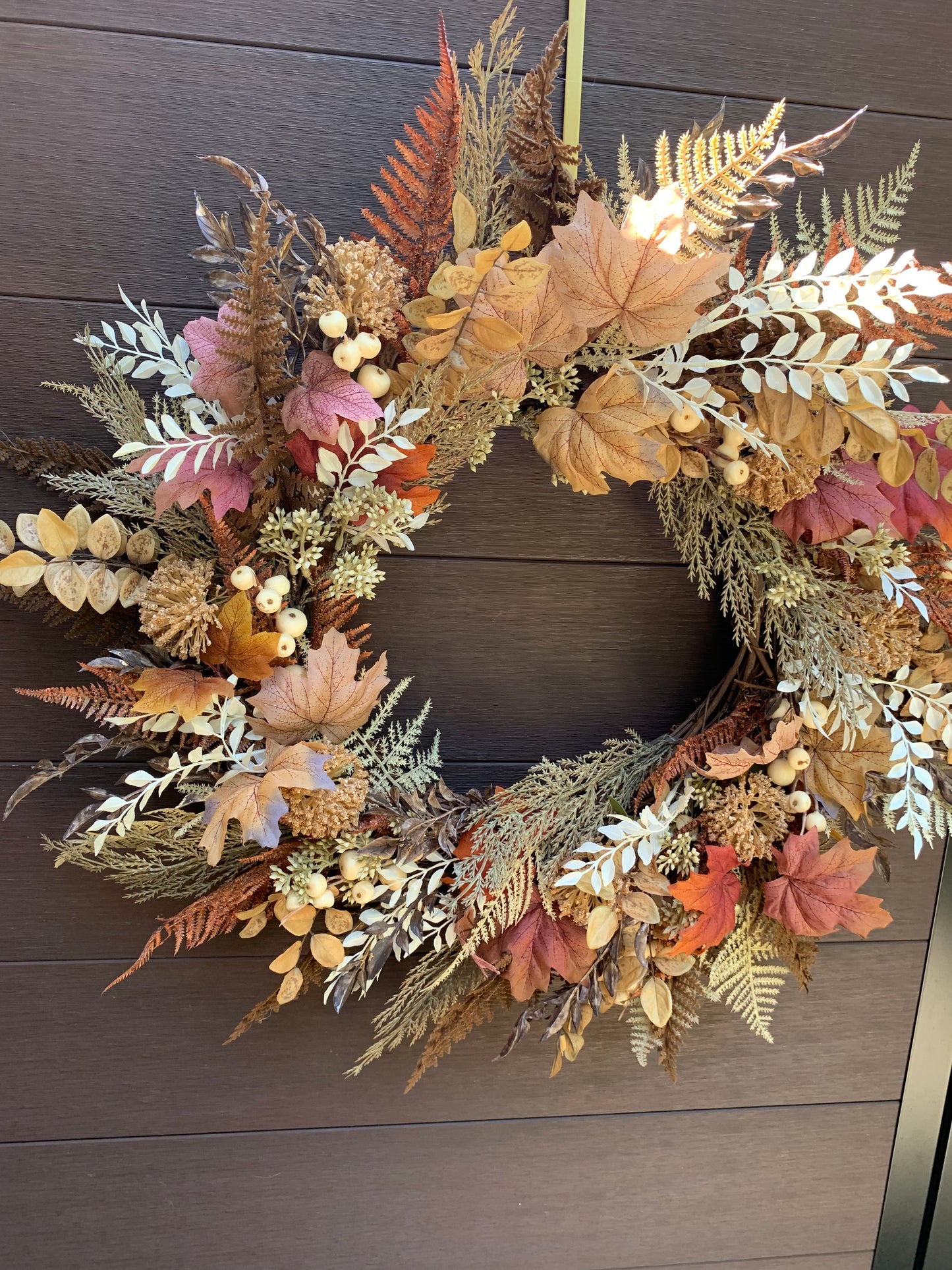 Couronne Automnale Naturelle Rustique Chic