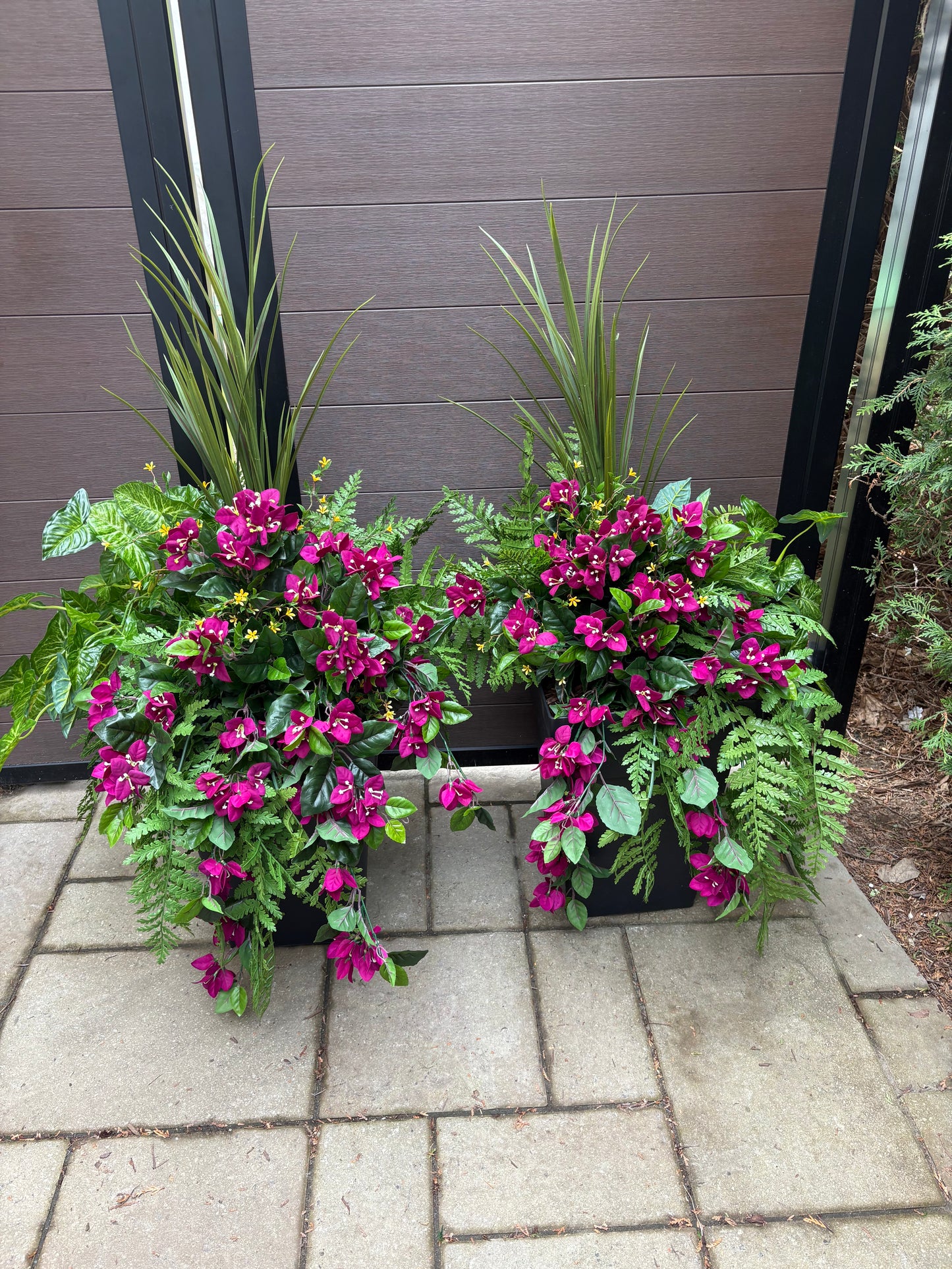 Arrangement Bougainvillier Prune – Collection Béatrice
