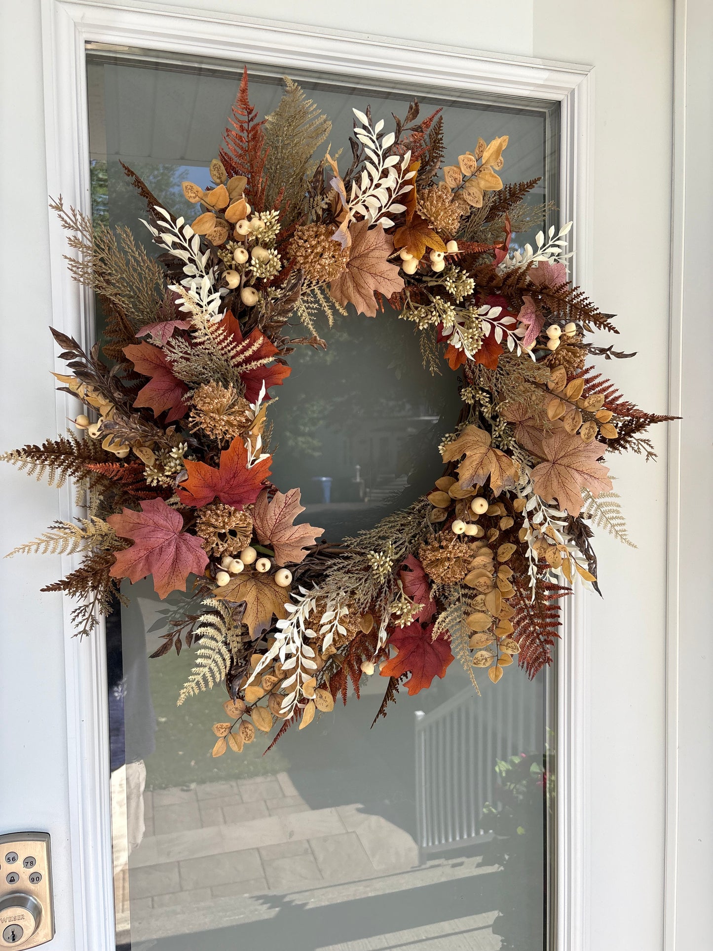Rustic Chic Autumn Wreath