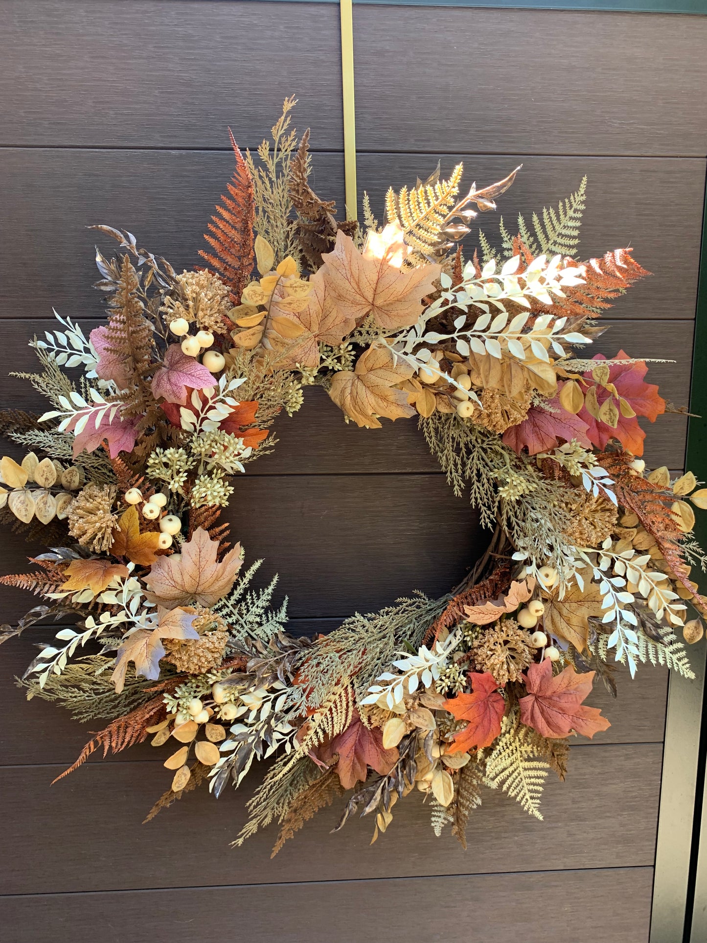 Couronne Automnale Naturelle Rustique Chic