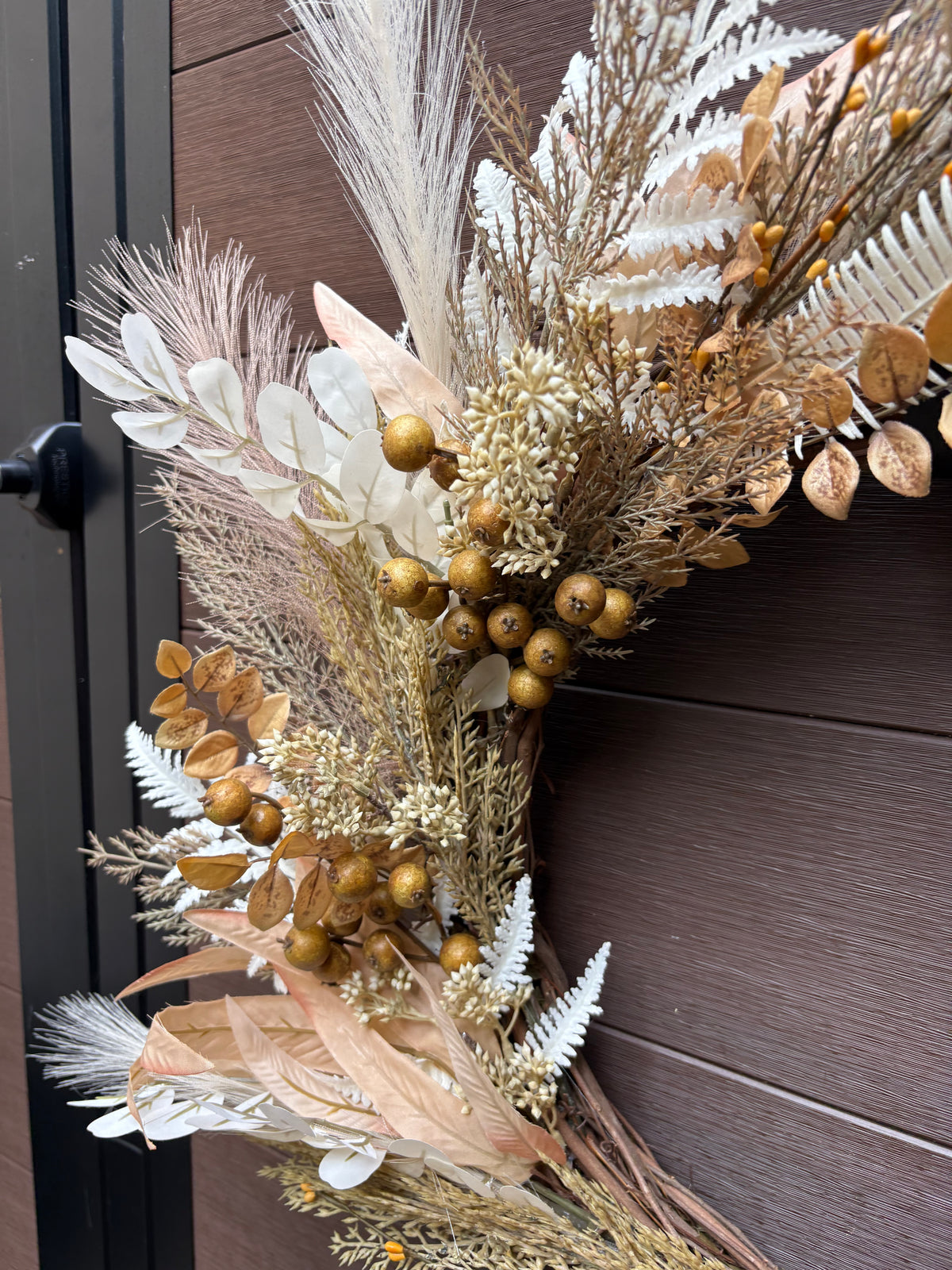Rustic Chic Artificial Autumn Wreath