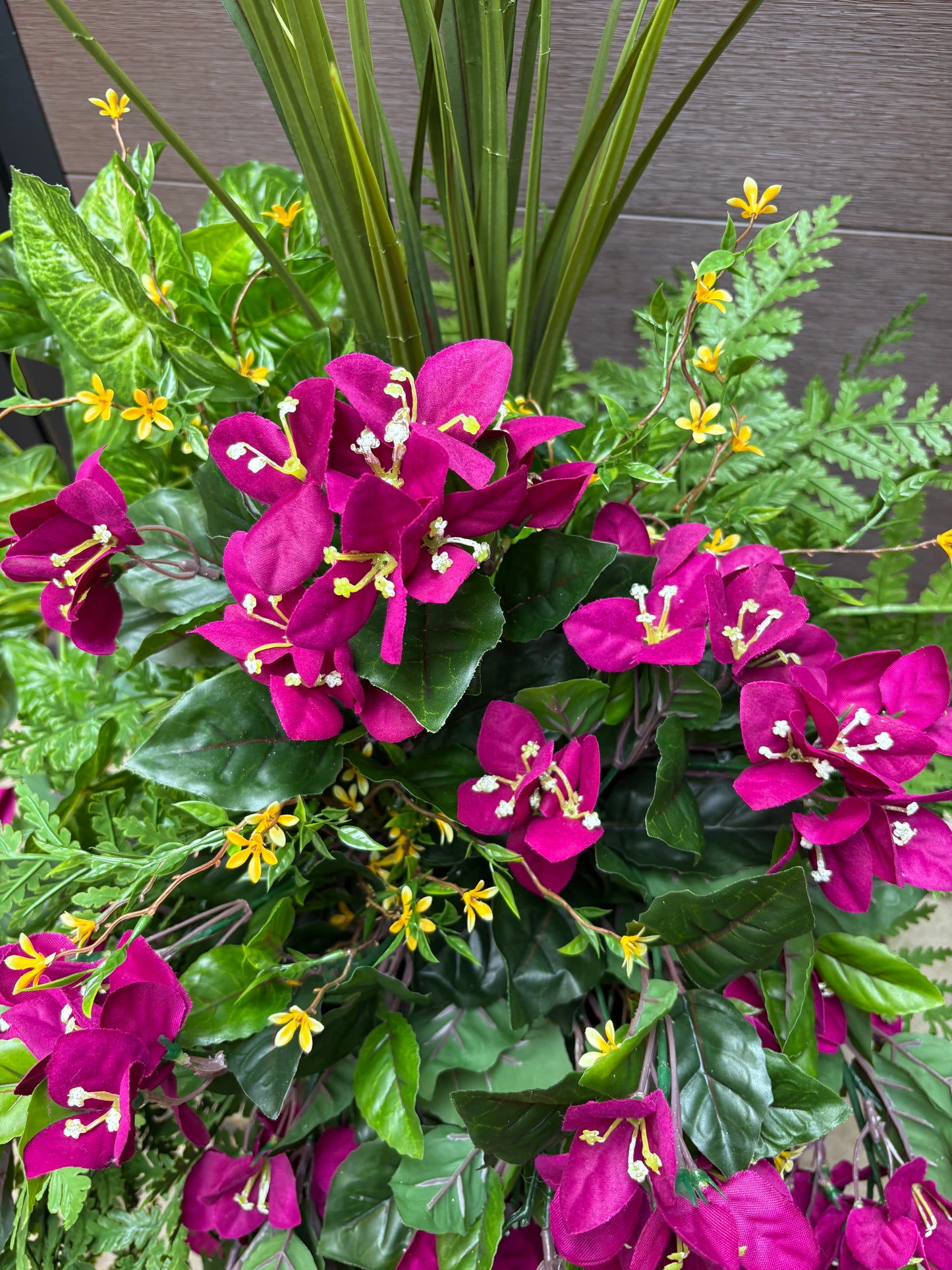 Arrangement Bougainvillier Prune – Collection Béatrice