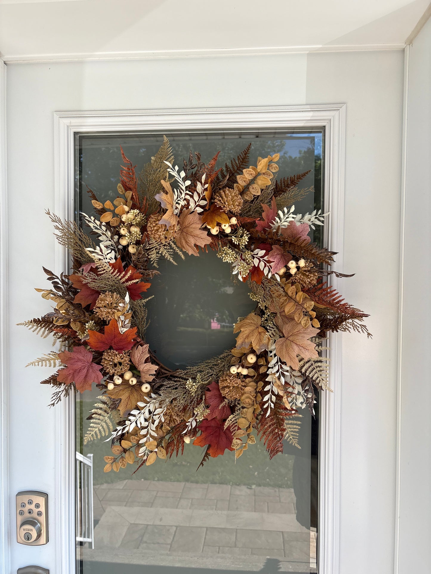 Rustic Chic Autumn Wreath