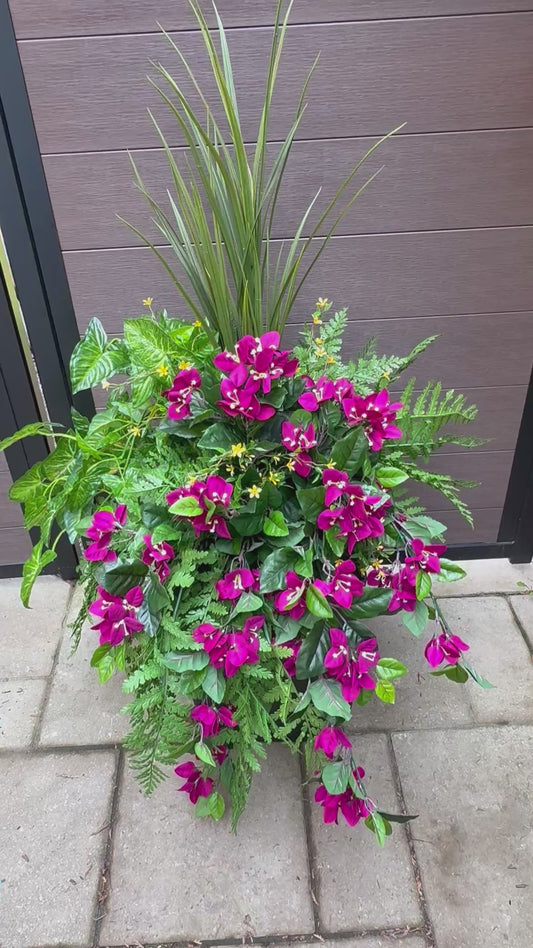 Plum Bougainvillea Arrangement – Béatrice Collection